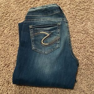Silver Super Stretch Jeans